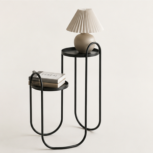 2-Tier Metal Plant Stand Iron Flower <b>Pot</b> <b>Holder</b> for Indoor Living Room and Outdoor Balcony Garden Decor - Product Image 4