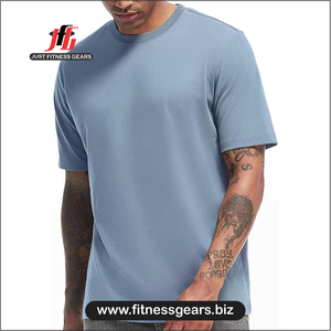 เสื้อยืดแขนยาวผู้ชาย JUST FITNESS GEARS สไตล์วินเทจ แห้งเร็ว ระบายอากาศได้ดี ผลิตจากโพลีเอสเตอร์/คอตตอนผสม น้ำหนัก 210 กรัม ทรงปกติ - Product Image 5