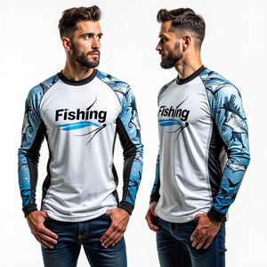Camiseta Deportiva Talla Estadounidense 100% Poliéster de Secado Rápido, Manga Larga, para Ejercicio al Aire Libre, Running, Fitness, Pesca, Sudadera con Capucha - Product Image 2