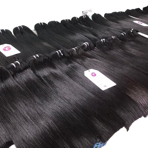 Vietnam 100% vierge Remy Extension de cheveux humains de haute qualité Double tissage Drawn Bundle avec Afro Curl Styles lâche Deep Wave Style - Product Image 4