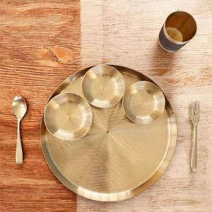 Plato de Metal de Último Diseño para Restaurante, Vajilla, Plato para Servir, Utensilios de Cocina, Plato para Comida de Grado Alimenticio, el Mejor Producto - Product Image 4