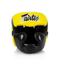 Protège-tête de boxe Fair Tex en cuir PU de qualité supérieure, prix de gros RTS, personnalisé et imprimé, pour MMA et Muay Thai