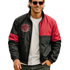Custom Printed Outdoor <b>Waterproof</b> <b>Jackets</b> Men Casual Windcheater <b>Light</b> Weight Windbreaker Sport Wear Hiking Zipper <b>Jacket</b> Unisex - Product Image 1