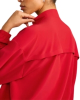 Veste de yoga coupe-vent en nylon sans couture, légère, respirante et écologique pour femmes adultes, coupe ample, fermeture éclair intégrale, col montant