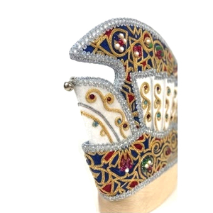 Gorro de Carnaval Tradicional de Primera Calidad con Borla, Gorro de Carnaval Bordado a Máquina para Disfraces - Product Image 3
