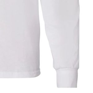 Sweat-shirt blanc à manches longues avec motif graphique, col rond, pull décontracté pour femme, haut de sport avec poignets côtelés et design imprimé tendance - Product Image 2
