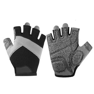 Gants de sport en PU antidérapants et résistants à l'usure, personnalisables en couleur et taille, pour l'entraînement sportif et en salle de sport, design unisexe à demi-doigts - Product Image 6