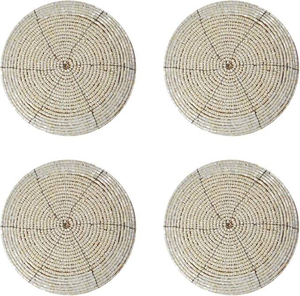 Needlework Embroidery <b>Beaded</b> Table <b>Coaster</b> for Tabletop and Kitchen Home Decor Mat Top Quality Product at Very Low Price - Product Image 5