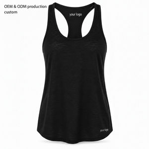 Women's Plus Size Pickleball Quick Dry Racerback Tank <b>Top</b> Sleeveless Sports Vest Custom Logo Gym Workout Activewear OEM ODM - Product Image 3