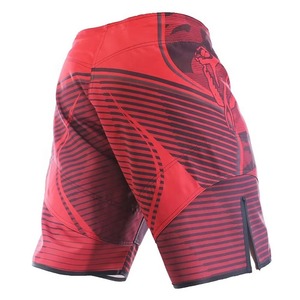 Pantalones Cortos de MMA para Hombre, Camuflaje Rojo, Impresión por Sublimación, Secado Rápido, Spandex, Poliéster, Corte Regular, Ropa de Artes Marciales para Adultos - Product Image 3