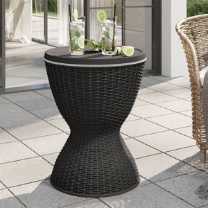 Table de refroidissement extérieure en polypropylène (PP) noir moyen - Product Image 3