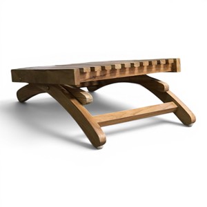 Indonesia Factory Direct Large Capacity Solid Teak Wood <b>Folding</b> <b>Coffee</b> <b>Table</b> Slatted Outdoor Patio Footrest OEM Bulk Wholesale - Product Image 4