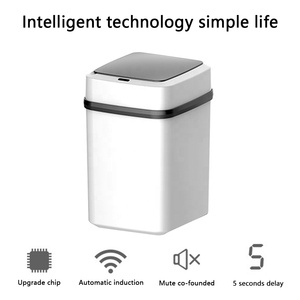 15L Smart <span class=keywords><strong>Poubelle</strong></span> Détection <span class=keywords><strong>Automatique</strong></span> Grande Capacité <span class=keywords><strong>Poubelle</strong></span> avec Genou Tactile Capteur avec 5S Retarder Silencieux - Product Image 5