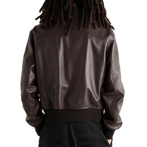 Nouvelle arrivée, veste en cuir pour homme, veste en cuir de moto de haute qualité, veste en cuir d'hiver pour homme - Product Image 2