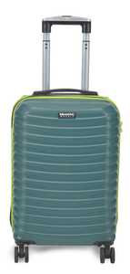 Valise rigide en PC avec serrure à clavier, 4 roues, verte, moderne, doublure en polyester, fermeture éclair unisexe - Product Image 1