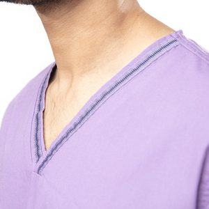 Vente en gros de blouses d'hôpital personnalisées avec logo pour garçons, uniformes médicaux pour hommes, blouses d'infirmier, uniformes bleu marine pour hommes - Product Image 4