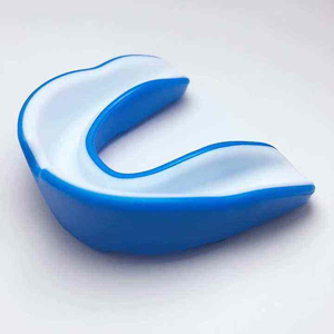 Protège-dents de boxe en silicone double couche, non toxique, lavable, équipement de protection sportive, ajustement universel - Product Image 4