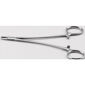 Portaagujas microvasculares Vital COOLEY, muy delicados, con mordazas rectas, vástago indentado, insertos de carburo de tungsteno, ZETOMEDPRO - Product Image 1