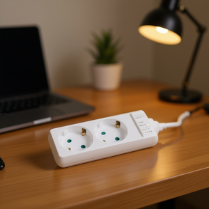 Enchufe múltiple de 3 tomas para el hogar sin interruptor, cable de 3.0M, ALARGADOR 3 BASES SIN INTERRUPTOR CON CABLE - Product Image 3