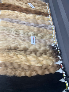 Extensiones de Cabello Virgen Vietnamita Remy con Punta Plana de Queratina, Teñidas, de Alta Calidad, a Granel, 100g, Precio de Fábrica NasaHair - Product Image 2