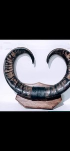 Decoración de cuerno de búfalo, cuerno hecho a mano - Product Image 3