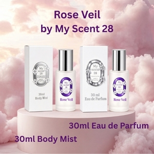 สเปรย์น้ำหอมฉีดตัวกลิ่นกุหลาบ 30 มล. ขายส่ง ยี่ห้อ Rose Veil Eau De Parfum กลิ่นกุหลาบจาก Grasse savoir-faire ติดทนนาน รับผลิตแบบ OEM ODM แบรนด์ส่วนตัว - Product Image 1