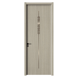 Porte d'entrée moderne en bois, anti-termites, étanche, pour appartement, design intérieur, porte en composite bois-plastique WPC - Product Image 1