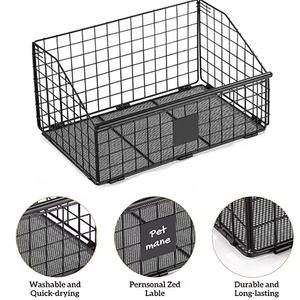 Modern Metal <b>Rectangle</b> Dog Toys <b>Storage</b> <b>Basket</b> - Product Image 4