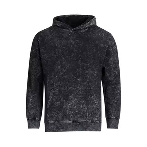 Sweat-shirts unis brodés, style streetwear, vente en gros, personnalisables, coupe oversize, pour hommes, en coton 500g, vierges - Product Image 3