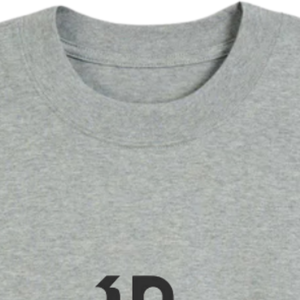 Camiseta Oversize para Hombre, Color Gris Jaspeado, Algodón Premium, Corte Relajado, Manga Corta, Estilo Casual Urbano, Prenda Lisa Personalizable - Product Image 6