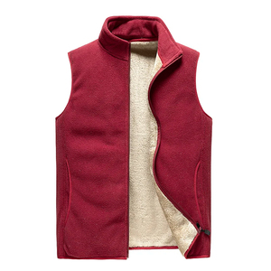 Gilet pour homme personnalisé en polyester/coton, col montant, motif cachemire, crocheté, imperméable, respirant, écologique, séchage rapide, idéal pour l'hiver - Product Image 4