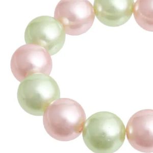 Bracelet Perles Rose Vert Bubble Gum pour Femme, Bijou Tendance, Bracelet Perlé Élégant, Accessoire de Poignet en Perles, Idéal pour Soirées, Cadeau - Product Image 2