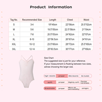 Leotardos de Gimnasia Personalizados para Niñas, de Algodón y Elastano, Manga Larga, Color y Logotipo Personalizables, Ropa de Baile con Cintura Elástica Alta