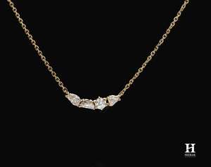 Fabricant de bijoux fins en gros, collier statement personnalisé avec diamants à taille mixte - Product Image 2