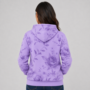 Sweat à capuche pour femme de qualité durable, logo imprimé personnalisé, en molleton de coton doux, respirant, écologique, vêtement décontracté pour femme - Product Image 6