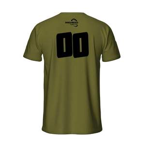 Camisetas de cuello redondo al por mayor para hombre, camisetas de algodón grueso con hombros caídos y cuello redondo para hombre - Product Image 4