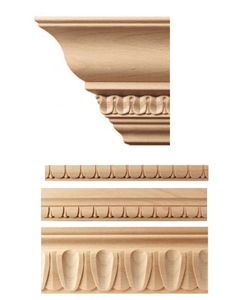 Perfiles de Moldura de Madera Sólida Modernos y de Lujo, Personalizados OEM, Duraderos, Ecológicos, Superficie Lisa, Fácil Instalación, Diseño 3D, Decorativos - Product Image 1