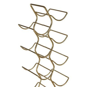 Modern Copper Metal Bottle Freestanding <b>Wine</b> <b>Rack</b> And Holders Geometric Tabletop <b>Wine</b> Storage Display Holder For Home Bar Decor - Product Image 2