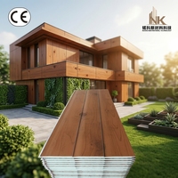 Panneaux sandwich préfabriqués 3D légers pour façade en métal, isolation extérieure rigide, 16 mm