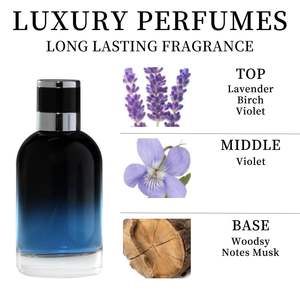 Eau de toilette pour homme, 3,4 fl oz, parfum boisé aromatique, lavande, bouleau, violet, intensité moyenne, modèle D0100X3AYSX - Product Image 3