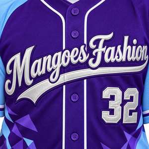 Camiseta de Béisbol Personalizada Unisex para Adultos, Manga Corta, Impresión Sublimada, Poliéster que Absorbe la Humedad, Azul Claro, Logotipo Frontal - Product Image 4