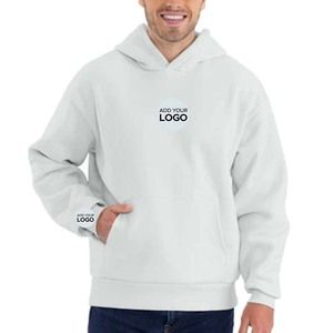 เสื้อฮู้ดผ้าฝ้ายออร์แกนิคนุ่มผสมโพลีเอสเตอร์สำหรับผู้ชาย - Product Image 2