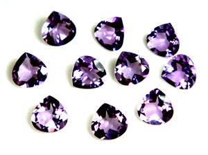 PDM Gems Pierres d'améthyste exclusives taille cœur 10x10mm, 20 carats au total, 8 pièces, qualité 3A pour bagues, pendentifs et bijoux fins - Product Image 4