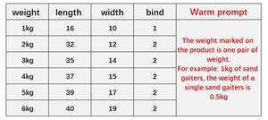 Sac de sable Oxford réglable pour l'entraînement musculaire, les exercices de jambes, le fitness, la course à pied et l'équipement de défense personnelle - Product Image 6