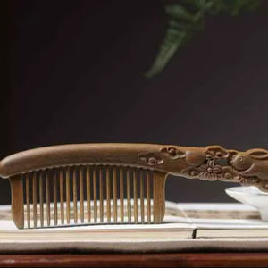 Peine de Madera de Alta Calidad para el Cuidado Natural de la Salud, Accesorios para el Cabello Ecológicos, Cepillos de Limpieza de Tamaño Personalizable, MN EXPORTS - Product Image 1