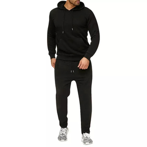 Factory Wholesale Plus Size Men'S Sports <b>Tracksuit</b> Sets Blank High Quality <b>Tracksuits</b> For Men Custom Logo Track Suit For Men - Product Image 3