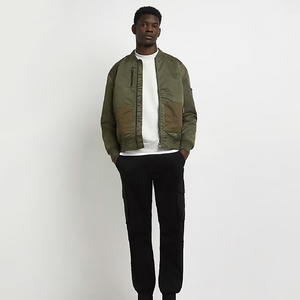 Wholesale High Quality Spring/Summer/Winter Nylon Flight Bomber <b>Jacket</b> Custom Logo Plus Size Stand Windproof Bomber <b>Jacket</b> - Product Image 3