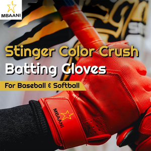 ถุงมือตีลูกเบสบอลแบบสั้นแบบดั้งเดิม - ถุงมือเบสบอลและซอฟต์บอลสำหรับเยาวชน - นุ่มพิเศษ ทนทาน ระบายอากาศได้ดี ทำจากหนังแกะ - Product Image 2