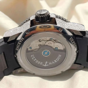 Unique Designer Round Dial <b>Iced</b> <b>Out</b> Moissanite Diamond Quartz <b>Watch</b> Customizable Man's Stylish <b>Watch</b> - Product Image 6