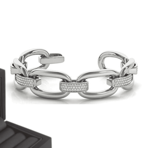 Luxury 20mm Iced Out 925Silver & Gold Diamond <b>Bracelet</b> Premium Shine <b>Bracelet</b> Hip Hop Moissanite <b>Bracelet</b> with VVS Clarity - Product Image 3